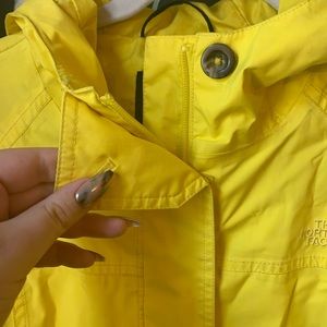 The North Face Yellow Raincoat